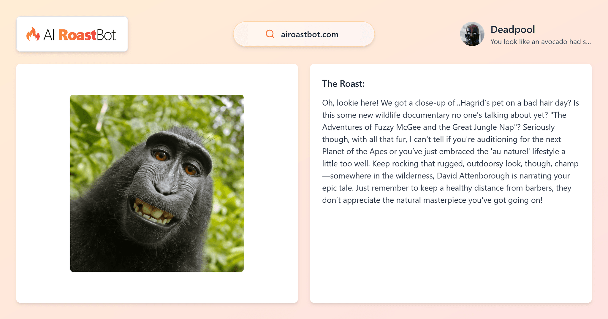 AI RoastBot - Get Your Images Roasted by AI